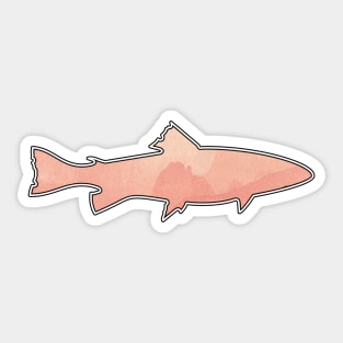 Sunset Salmon Sticker